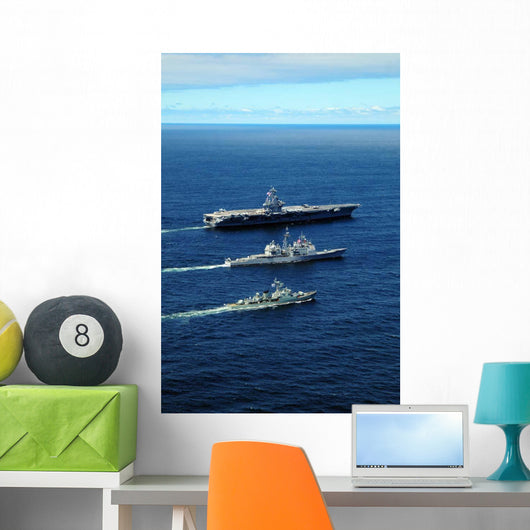 Us Navy Ships Perform Wall Decal