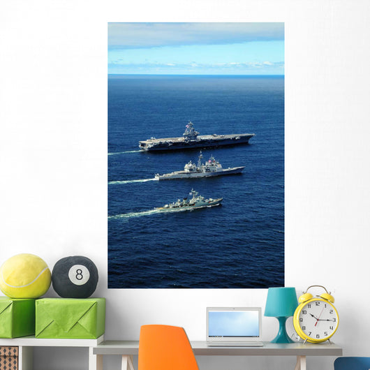 Us Navy Ships Perform Wall Decal