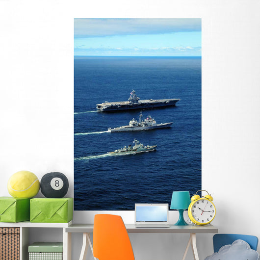 Us Navy Ships Perform Wall Decal
