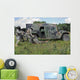 Soldiers Recover Victim Simulated Wall Decal