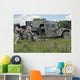 Soldiers Recover Victim Simulated Wall Decal