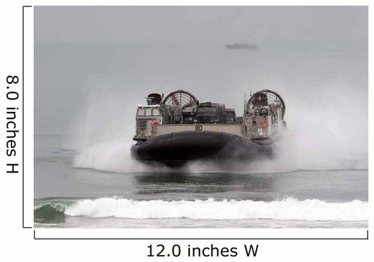Landing Craft Air Cushion Wall Decal Design 8