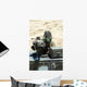 Us Marine Looks Though Wall Decal