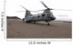 Ch-46 Sea Knight Helicopter Wall Decal