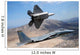 F-22 Raptor Aircraft Peels Wall Decal