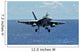 F A-18c Hornet Approaches Wall Decal