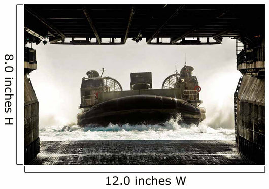 Landing Craft Air Cushion Wall Decal Design 9