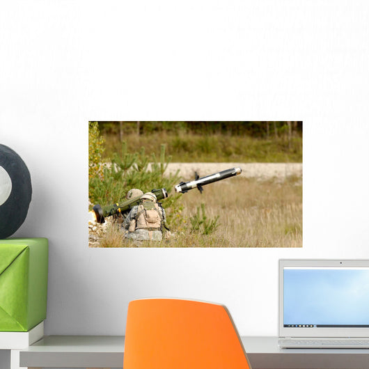 Us Army Soldiers Firing Wall Decal Design 4