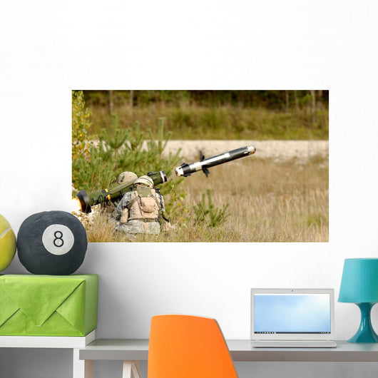 Us Army Soldiers Firing Wall Decal Design 4
