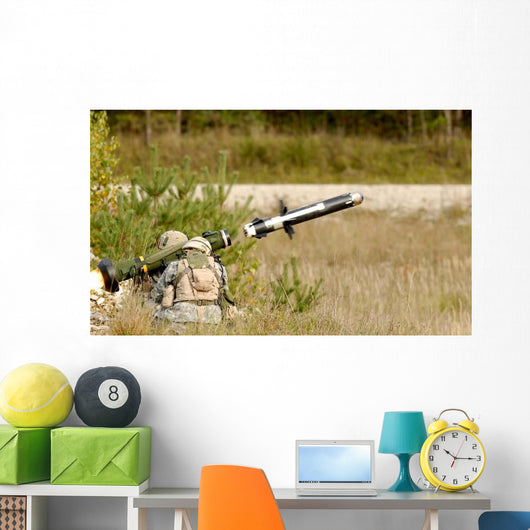 Us Army Soldiers Firing Wall Decal Design 4