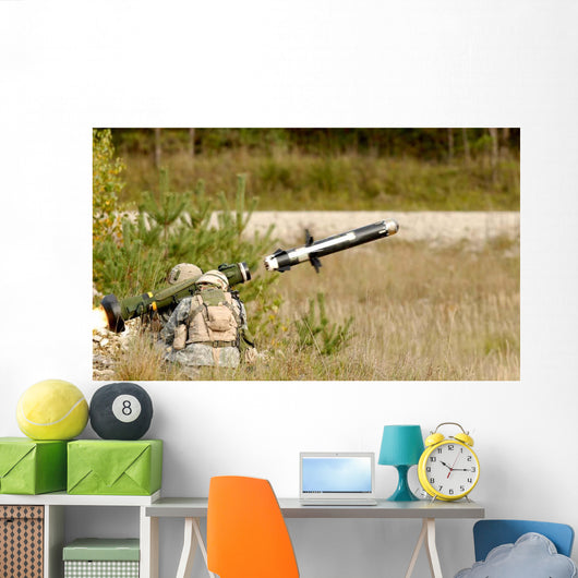 Us Army Soldiers Firing Wall Decal Design 4