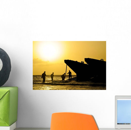 Beach Masters Assist Sailors Wall Decal