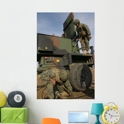 Marines Prepare Antenna Tpq-46a Wall Decal