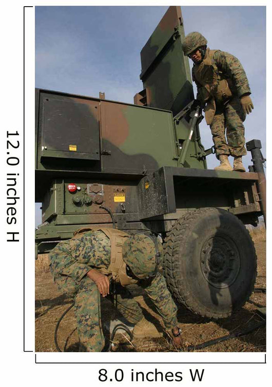 Marines Prepare Antenna Tpq-46a Wall Decal