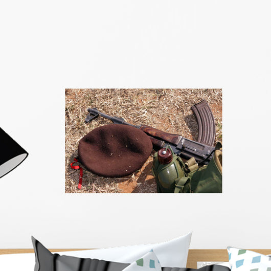 Rifle Military Cover and Wall Decal