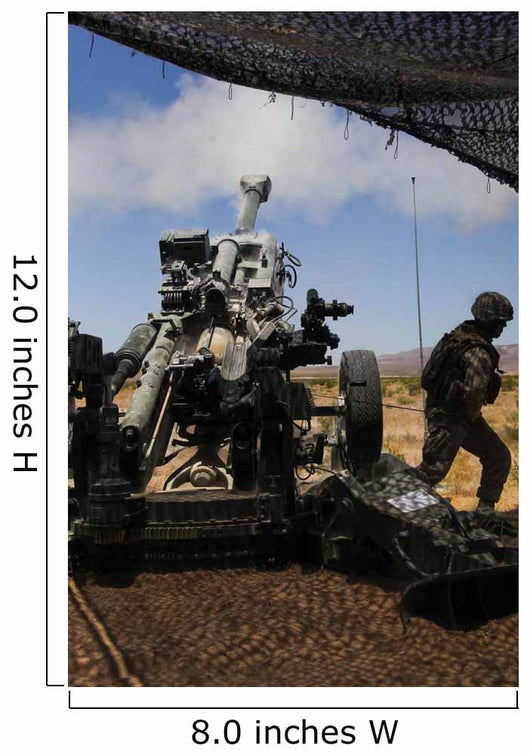 Us Marines Fire M777 Wall Decal