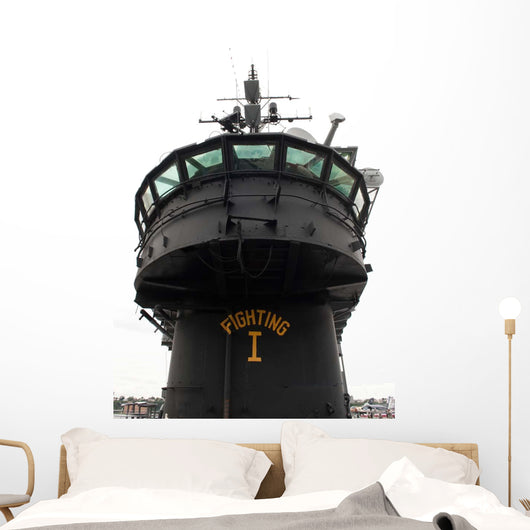 Front Section Superstructure Uss Wall Decal