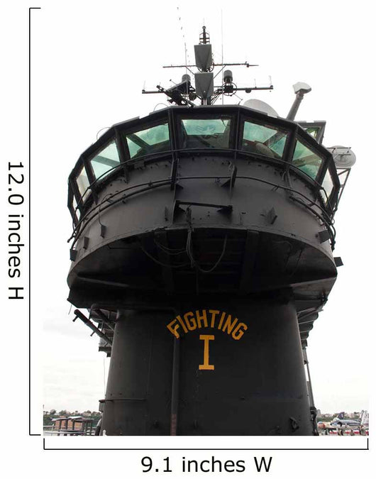 Front Section Superstructure Uss Wall Decal