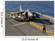 Airman Directs Av-8b Harrier Wall Decal