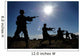 Us Airmen Practice Rifle-fighting Wall Decal