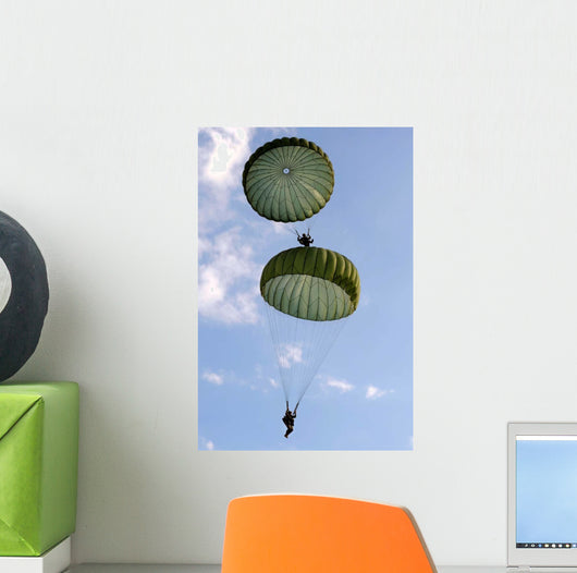 Us Army Soldiers Parachute Wall Decal Design 1