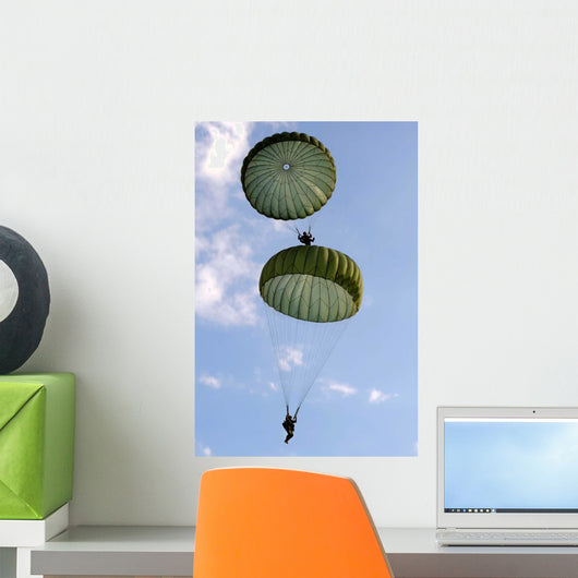 Us Army Soldiers Parachute Wall Decal Design 1