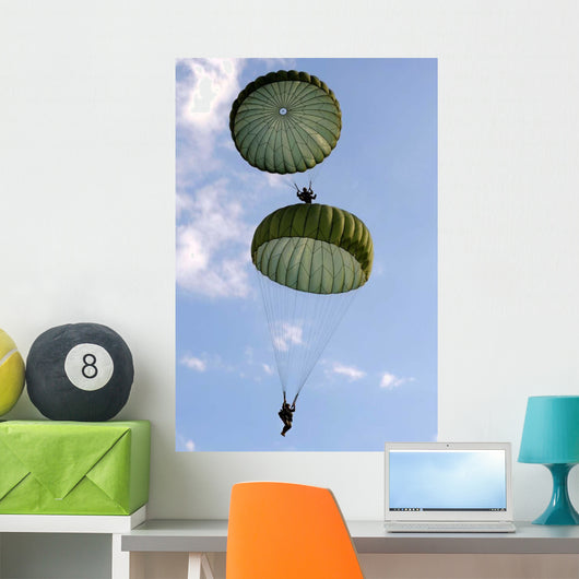 Us Army Soldiers Parachute Wall Decal Design 1