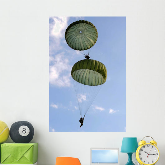 Us Army Soldiers Parachute Wall Decal Design 1