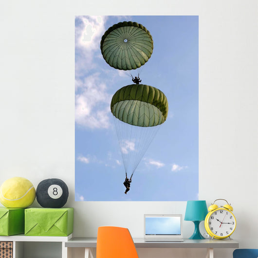 Us Army Soldiers Parachute Wall Decal Design 1