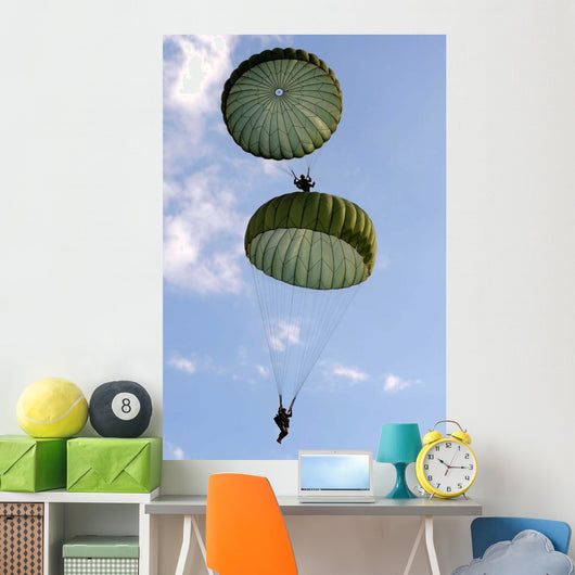 Us Army Soldiers Parachute Wall Decal Design 1