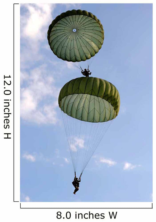 Us Army Soldiers Parachute Wall Decal Design 1