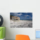 Crumbling Bunker Serves as Wall Decal