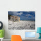 Crumbling Bunker Serves as Wall Decal