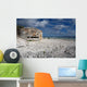 Crumbling Bunker Serves as Wall Decal