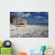 Crumbling Bunker Serves as Wall Decal