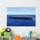 Aircraft Carrier Uss Abraham Wall Decal Design 2