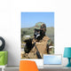 Soldier Drinks Water from Wall Decal