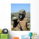 Soldier Drinks Water from Wall Decal