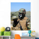 Soldier Drinks Water from Wall Decal