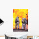 Firefighters Extinguish Aircraft Fire Wall Decal