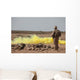 Marines Provide Security While Wall Decal