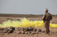 Marines Provide Security While Wall Decal