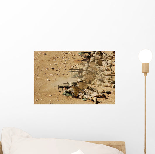 Us Navy Seabees Fire Wall Decal