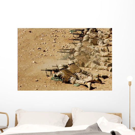Us Navy Seabees Fire Wall Decal