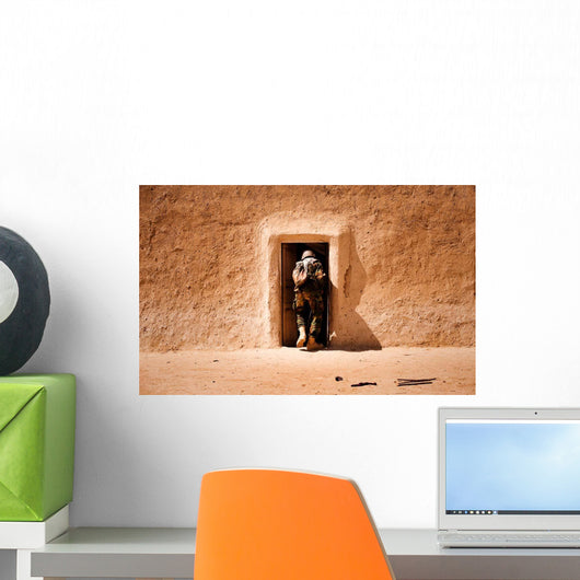 Squad Leader Searches Room Wall Decal