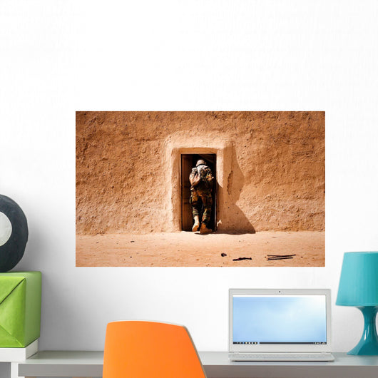 Squad Leader Searches Room Wall Decal