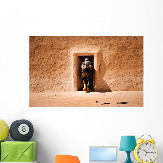 Squad Leader Searches Room Wall Decal