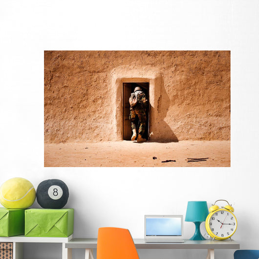 Squad Leader Searches Room Wall Decal