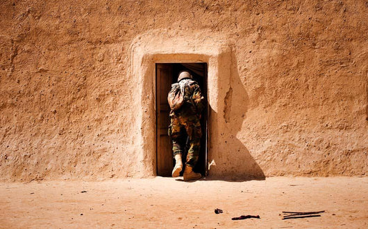 Squad Leader Searches Room Wall Decal