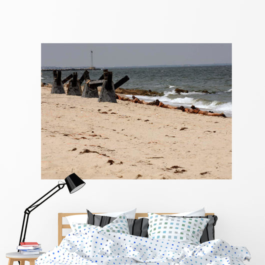 Navy Seals Crawl up Wall Decal